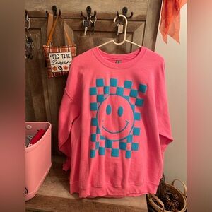 United monograms smiley puffy sweater XL❤️❤️❤️